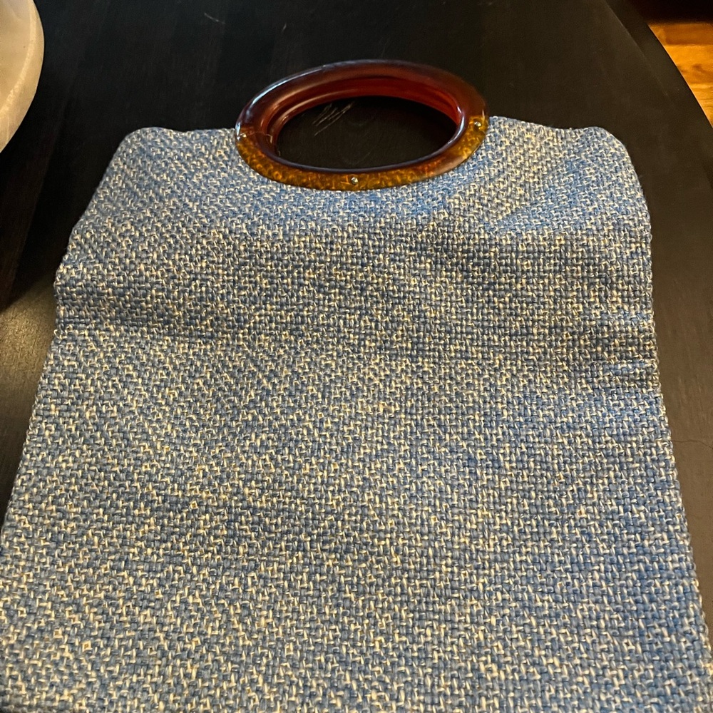 Vintage Purse 11.5 x 10.5 Acrylic Tortes Handles. Very unique purse.